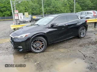2017 Infiniti QX30 Sport with VIN SJKCH5CP1HA037086, listed as a Copart auction lot 53466314 with 68,899 mi miles and Salvage Title. Bid and sale history available at carsss.com. Image 1.