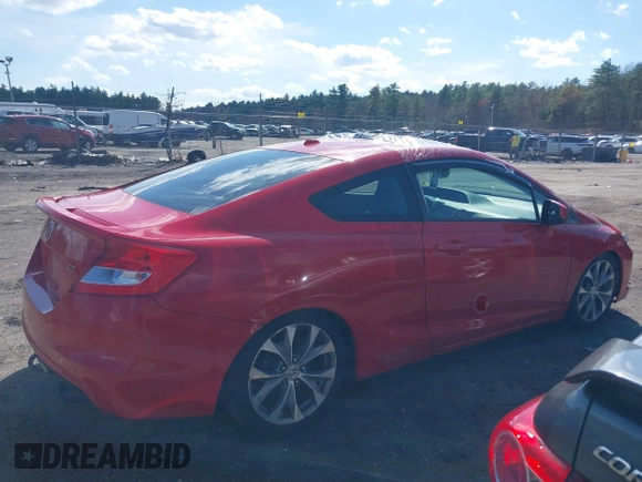 2012 Honda Civic Cpe Si with VIN 2HGFG4A50CH702019, listed as a IAAI auction lot 42060231 with 80,172 mi miles. Bid and sale history available at carsss.com. Image 13.