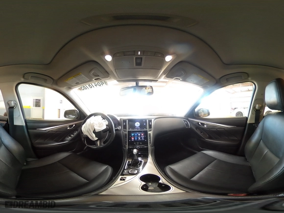 2016 Infiniti Q50 3.0t Premium with VIN JN1EV7AR0GM342616, listed as a Copart auction lot 46418185 with 83,413 mi miles and Salvage Title. Bid and sale history available at carsss.com. Image 13.