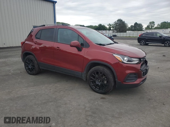 2021 Chevrolet Trax LT with VIN KL7CJPSB0MB311968, listed as a Copart auction lot 62835965 with 92,365 mi miles and Salvage title. Bid and sale history available at DreamBid. Image 4.