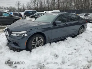 2016 BMW 7 Series 750i xDrive with VIN WBA7F2C50GG416158, listed as a Copart auction lot 45028495 with 64,540 mi miles and Salvage Title. Bid and sale history available at carsss.com. Image 1.