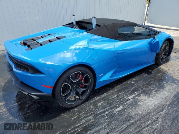 2016 Lamborghini Huracan LP 610-4 с VIN ZHWUR1ZF5GLA04553, выставлен на аукционе Copart как лот 57830675 с пробегом 15 820 миль миль и Списание • Salvage title. История ставок и продаж доступна на DreamBid. Изображение 3.