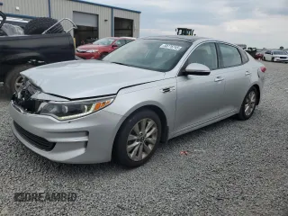 2016 Kia Optima EX with VIN 5XXGU4L38GG092788, listed as a Copart auction lot 58776745 with 164,850 mi miles and Salvage title. Bid and sale history available at DreamBid. Image 1.
