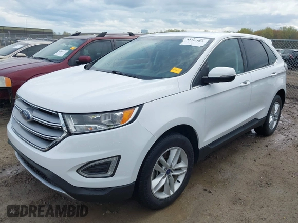 2018 Ford Edge SEL with VIN 2FMPK4J86JBB78799, listed as a IAAI auction lot 42116587 with 81,884 mi miles. Bid and sale history available at carsss.com. Image 2.