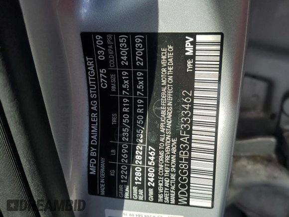 2010 Mercedes-Benz GLK 350 with VIN WDCGG8HB3AF333462, listed as a Copart auction lot 74214524 with 70,007 mi miles and Salvage Title. Bid and sale history available at DreamBid. Image 15.