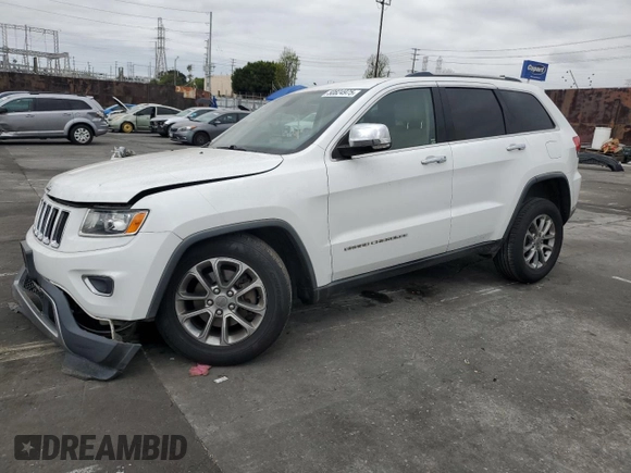2016 Jeep Grand Cherokee Limited 75th Anniversary with VIN 1C4RJFBG3GC311867, listed as a Copart auction lot 50824975 with 141,125 mi miles and Salvage Title. Bid and sale history available at DreamBid. Image 1.