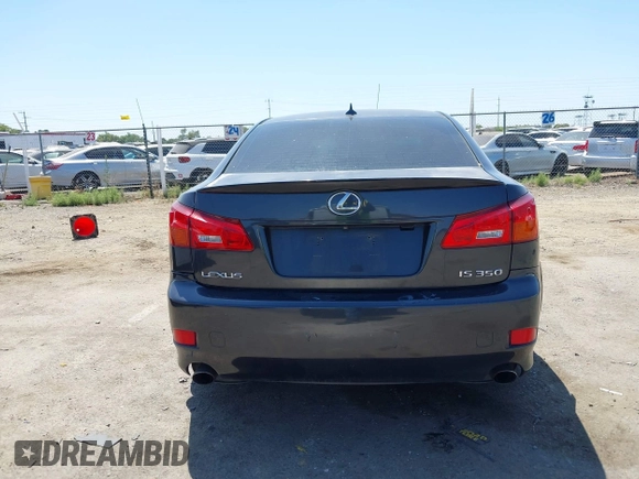 2007 Lexus IS 350 with VIN JTHBE262575015278, listed as a IAAI auction lot 42572142 with 159,701 mi miles and . Bid and sale history available at DreamBid. Image 16.