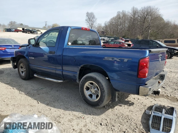 2008 Dodge 1500 ST with VIN 1D7HA16KX8J241655, listed as a Copart auction lot 49341265 with 78,967 mi miles and Salvage Title. Bid and sale history available at DreamBid. Image 2.