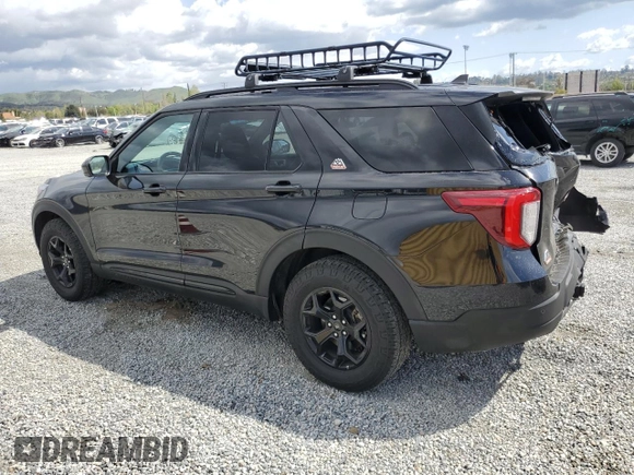2023 Ford Explorer Timberline z VIN 1FMSK8JH6PGA01222, wystawiony jako Copart lot #51848475 z przebiegiem 46 454 mil mil oraz Szkoda całkowita • Salvage title. Historia ofert i sprzedaży dostępna na DreamBid. Obrazek 2.