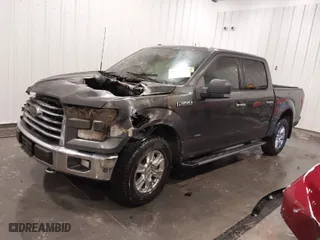 2015 Ford F-150 XLT with VIN 1FTEW1EG8FKF16961, listed as a IAAI auction lot 41670621 with 1 mi miles. Bid and sale history available at carsss.com. Image 2.