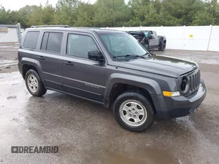 2016 Jeep Patriot Sport SE with VIN 1C4NJPBA9GD760349, listed as a IAAI auction lot 42376120 with 187,282 mi miles and . Bid and sale history available at DreamBid. Image 1.