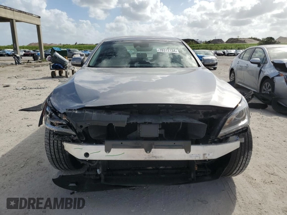 2020 Genesis G80 3.8L with VIN KMTFN4JE2LU332663, listed as a Copart auction lot 78372134 with 15,812 mi miles and Salvage Title. Bid and sale history available at carsss.com. Image 5.