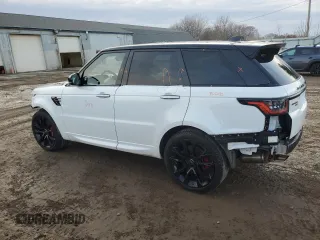 2021 Land Rover Range Rover Sport HST with VIN SALWS2RU8MA752267, listed as a Copart auction lot 80863714 with 35,907 mi miles and Salvage Title. Bid and sale history available at carsss.com. Image 2.