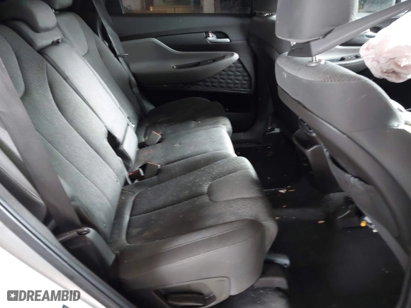 2019 Hyundai Santa Fe SE with VIN 5NMS23AD9KH035161, listed as a IAAI auction lot 41757044 with 124,835 mi miles. Bid and sale history available at carsss.com. Image 8.
