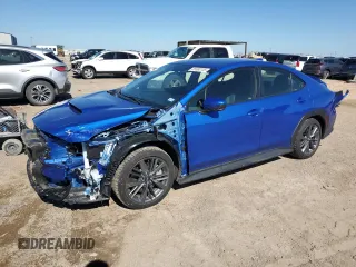 2024 Subaru WRX with VIN JF1VBAB63R9804802, listed as a Copart auction lot 55690155 with 5,915 mi miles and Salvage title. Bid and sale history available at DreamBid. Image 1.