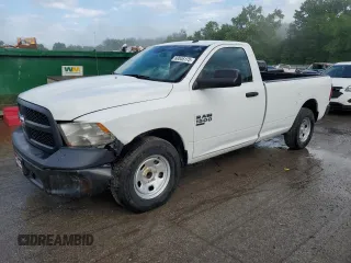 2021 Ram 1500 Tradesman z VIN 3C6JR6DG1MG692461, wystawiony jako Copart lot #60046175 z przebiegiem 13 207 mil mil oraz Szkoda całkowita • Salvage title. Historia ofert i sprzedaży dostępna na DreamBid. Obrazek 1.