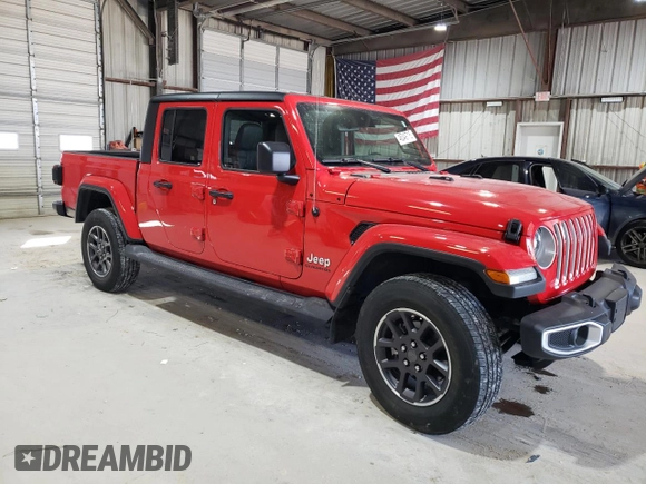 2022 Jeep Gladiator Overland z VIN 1C6HJTFG4NL153418, wystawiony jako Copart lot #46349715 z przebiegiem 25 706 mil mil oraz Szkoda całkowita • Salvage title. Historia ofert i sprzedaży dostępna na DreamBid. Obrazek 4.