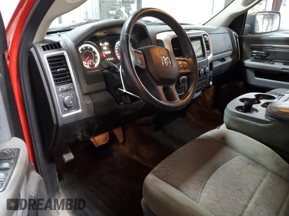 2014 Ram 1500 Big Horn with VIN 1C6RR7LG6ES194163, listed as a Copart auction lot 55963165 with 195,173 mi miles and Salvage title. Bid and sale history available at DreamBid. Image 8.