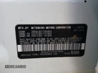 2015 Mitsubishi Lancer ES with VIN JA32U2FU7FU014836, listed as a Copart auction lot 77202064 with 122,576 mi miles and Salvage Title. Bid and sale history available at carsss.com. Image 12.