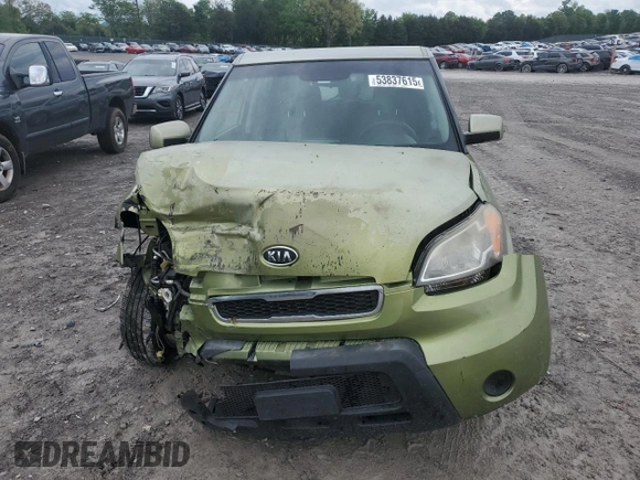 2011 Kia Soul + with VIN KNDJT2A24B7209744, listed as a Copart auction lot 53837615 with 195,720 mi miles and Salvage Title. Bid and sale history available at carsss.com. Image 5.