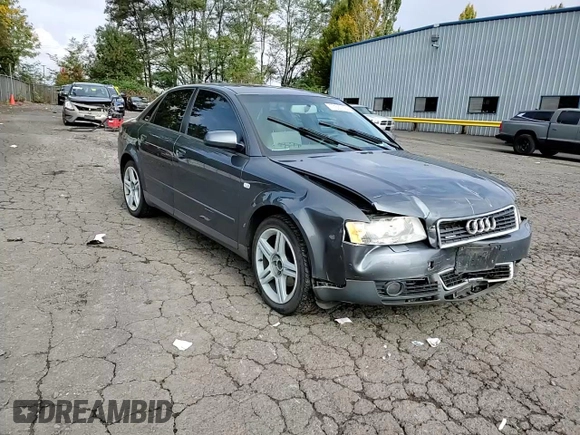 2004 Audi A4 1.8T with VIN WAULC68E84A017441, listed as a Copart auction lot 77380194 with 161,257 mi miles and Salvage Title. Bid and sale history available at carsss.com. Image 10.