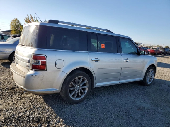 2013 Ford Flex Limited with VIN 2FMHK6D84DBD10619, listed as a Copart auction lot 73090764 with 0 mi miles and Salvage Title. Bid and sale history available at carsss.com. Image 3.