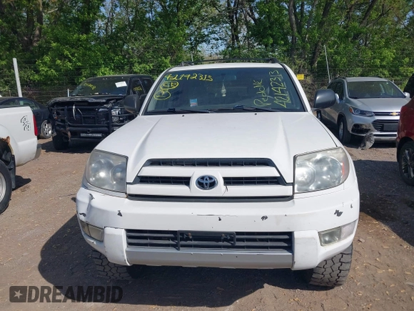 2004 Toyota 4Runner SR5 with VIN JTEBU14R240051707, listed as a IAAI auction lot 42142313 with 222,646 mi miles and . Bid and sale history available at DreamBid. Image 12.