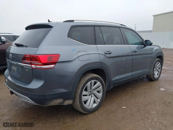 2019 Volkswagen Atlas 3.6L V6 SE w/Technology with VIN 1V2WR2CA3KC592610, listed as a IAAI auction lot 41379488 with 72,888 mi miles. Bid and sale history available at carsss.com. Image 4.