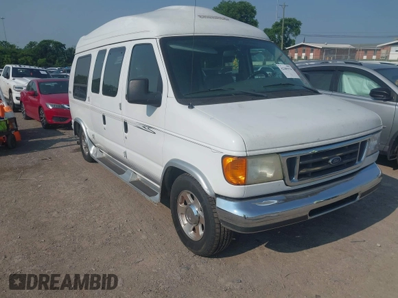 2006 Ford Econoline Cargo with VIN 1FDRE14L26HB21864, listed as a IAAI auction lot 42389174 with 295,623 mi miles and . Bid and sale history available at DreamBid. Image 1.