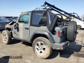 2023 Jeep Wrangler Sport S with VIN 1C4GJXANXPW609778, listed as a Copart auction lot 48559505 with Not provided miles and Salvage title. Bid and sale history available at DreamBid. Image 2.