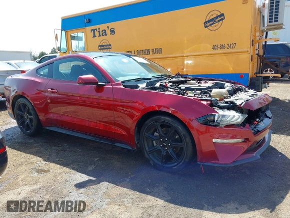2019 Ford Mustang EcoBoost with VIN 1FA6P8TH4K5106131, listed as a IAAI auction lot 41895726 with 70,906 mi miles and . Bid and sale history available at carsss.com. Image 13.