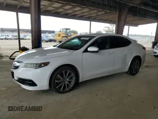 2015 Acura TLX Technology with VIN 19UUB3F56FA006082, listed as a Copart auction lot 59322845 with 127,577 mi miles and Salvage title. Bid and sale history available at DreamBid. Image 1.