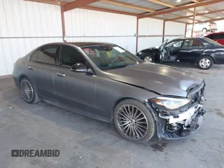 2023 Mercedes-Benz C 300 with VIN W1KAF4GB9PR098877, listed as a IAAI auction lot 42234621 with 43,398 mi miles and . Bid and sale history available at DreamBid. Image 1.