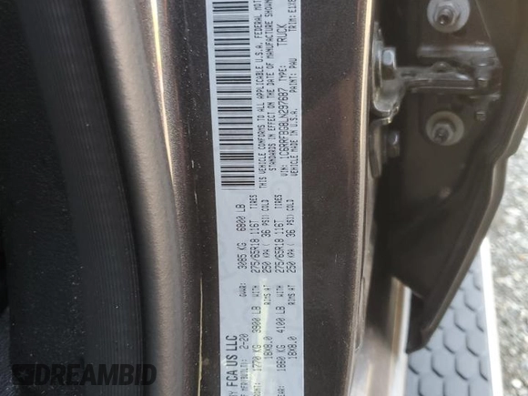 2020 Ram 1500 Big Horn with VIN 1C6RRFBG8LN297687, listed as a Copart auction lot 67943934 with 20,615 mi miles and Salvage Title. Bid and sale history available at carsss.com. Image 13.