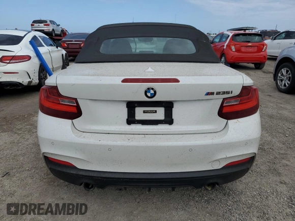 2016 BMW 2 Series M235i with VIN WBA1M1C53GV393976, listed as a Copart auction lot 74225284 with 0 mi miles and Non Repairable. Bid and sale history available at carsss.com. Image 6.