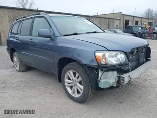 2007 Toyota Highlander Hybrid w/3rd Row with VIN JTEEW21A670040600, listed as a IAAI auction lot 41887388 with NaN miles. Bid and sale history available at carsss.com. Image 1.