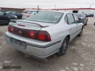 2001 Chevrolet Impala LS with VIN 2G1WH55K619337122, listed as a IAAI auction lot 41589145 with 173,767 mi miles. Bid and sale history available at carsss.com. Image 4.