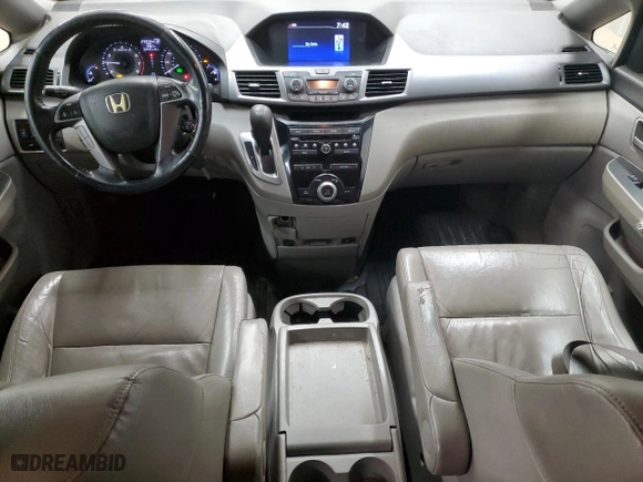 2011 Honda Odyssey EX-L with VIN 5FNRL5H67BB093706, listed as a Copart auction lot 48590265 with 272,310 mi miles and Salvage Title. Bid and sale history available at carsss.com. Image 8.