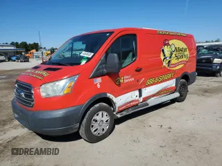 2015 Ford Transit Cargo with VIN 1FTNR1ZM2FKA34218, listed as a Copart auction lot 44546495 with 118,191 mi miles and Salvage title. Bid and sale history available at DreamBid. Image 1.