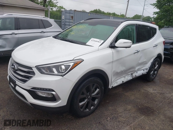 2018 Hyundai Santa Fe Ultimate with VIN 5NMZW4LA3JH088349, listed as a IAAI auction lot 42168983 with 66,884 mi miles and . Bid and sale history available at DreamBid. Image 2.