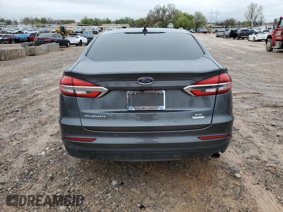 2020 Ford Fusion SE with VIN 3FA6P0HD3LR254938, listed as a Copart auction lot 50788375 with 0 mi miles and Salvage Title. Bid and sale history available at carsss.com. Image 6.