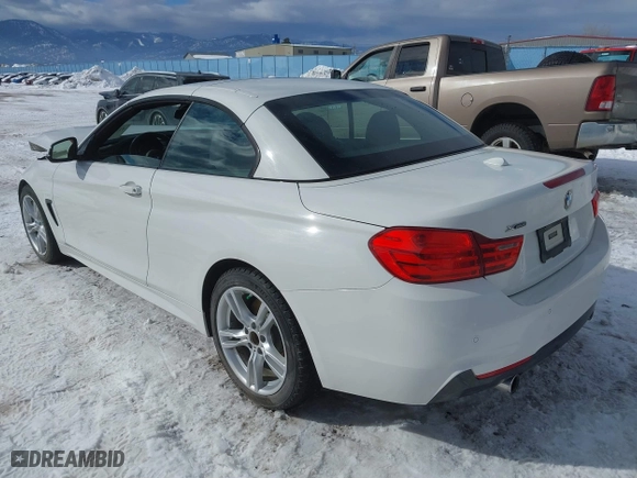 2016 BMW 4 Series 435i xDrive with VIN WBA3T7C52G5A37374, listed as a IAAI auction lot 41583597 with 1 mi miles. Bid and sale history available at carsss.com. Image 3.