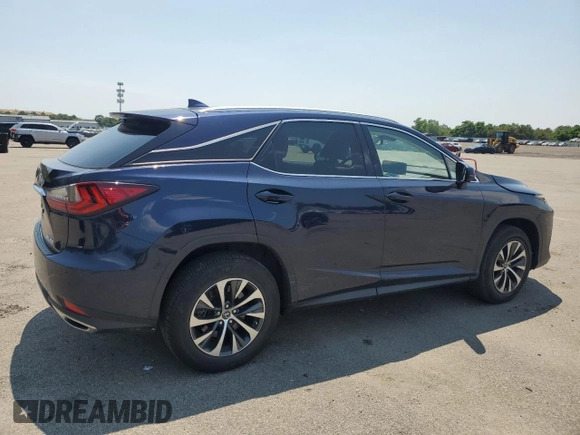 2020 Lexus RX 350 with VIN 2T2HZMDA5LC228598, listed as a Copart auction lot 62967175 with 22,333 mi miles and Salvage title. Bid and sale history available at DreamBid. Image 3.