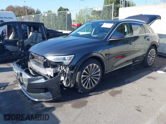2019 Audi e-tron Prestige with VIN WA1VAAGE2KB021539, listed as a IAAI auction lot 42007353 with 14,238 mi miles and . Bid and sale history available at DreamBid. Image 22.