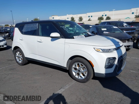 2021 Kia Soul S with VIN KNDJ23AU5M7138129, listed as a IAAI auction lot 41423470 with 106,653 mi miles and . Bid and sale history available at DreamBid. Image 1.