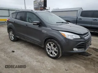 2016 Ford Escape Titanium with VIN 1FMCU9J93GUA62090, listed as a Copart auction lot 47458655 with Not Provided miles and Salvage Title. Bid and sale history available at DreamBid. Image 4.