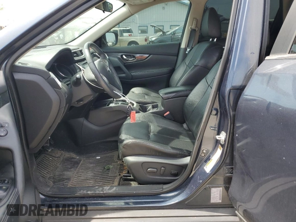 2015 Nissan Rogue SL with VIN 5N1AT2MV9FC906096, listed as a Copart auction lot 53348705 with 119,287 mi miles and Salvage Title. Bid and sale history available at DreamBid. Image 7.
