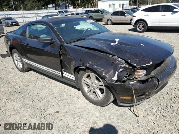 2012 Ford Mustang V6 Premium with VIN 1ZVBP8AM5C5224048, listed as a Copart auction lot 53483965 with 54,510 mi miles and Salvage Title. Bid and sale history available at carsss.com. Image 4.