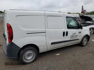 2021 Ram ProMaster City Cargo Tradesman with VIN ZFBHRFAB2M6S96513, listed as a Copart auction lot 57760443 with 22,756 mi miles and . Bid and sale history available at DreamBid. Image 3.