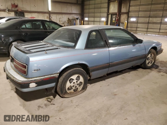 1989 Buick Regal with VIN 2G4WD14W0K1434117, listed as a Copart auction lot 81935534 with 75,747 mi miles and Clean Title. Bid and sale history available at DreamBid. Image 3.